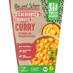 Tressbrüder Bio Kichererbsen-Erdnuss-Curry 420 g 