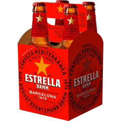 Estrella Damm - 4-Pack 4 x 0,33 l 