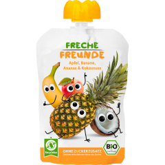 Freche Freunde Bio Quetschie Apfel, Banane, Ananas & Kokosnuss 100 g 