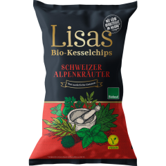 Lisas Bio-Kesselchips Bio Schweizer Alpenkräuter 125 g 