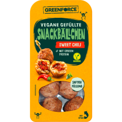 Greenforce Vegane gefüllte Snackbällchen Sweet Chili 165 g 