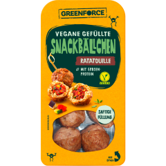 Greenforce Vegane gefüllte Snackbällchen Ratatouille 165 g 