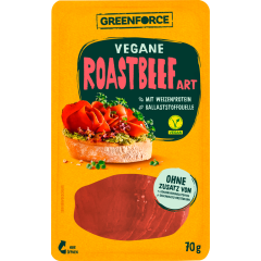 Greenforce Aufschnitt Roast Beef Art vegan 70 g 