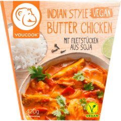YOUCOOK Indian Style Vegan Butter Chicken 420 g 
