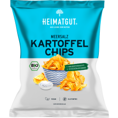 Heimatgut Kartoffel Chips Meersalz 125 g 