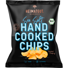 Heimatgut Bio Hand Cooked Chips Seasalt 125 g 