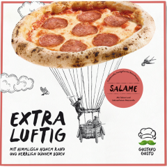 Gustavo Gusto Pizza Extra Luftig Salame 330 g 