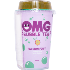 OMG Bubble Tea Passion fruit + Apple 0,27 l 