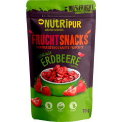NutriPur Erdbeeren Scheiben, gefriergetrocknet 70 g 