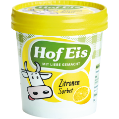HofEis Zitrone Becher 130 ml 