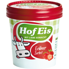HofEis Erdbeere Becher 130 ml 