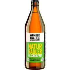 Wunderbräu Bio Naturradler alkoholfrei 0,5 l 