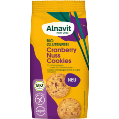 Alnavit Bio Cranberry Nuss Cookies 125 g 