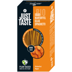 Just Taste Bio Süßkartoffel Glas Spaghetti 250 g 