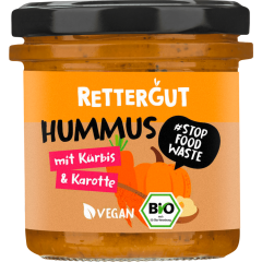 RETTERGUT Bio Hummus mit Kürbis & Karotte 135 g 