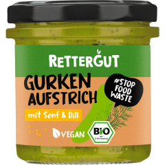 RETTERGUT Bio  Brotaufstrich Gurke Senf Dill 135 g 