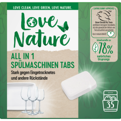 Love Nature Spülmaschinen Tabs All in 1 35 Tabs 