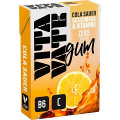 Vitavate Gum Cola sauer Geschmack & Vitamine 28,2 g 