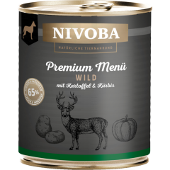 NIVOBA Premium Menü Wild mit Kartoffel & Kürbis 800 g 