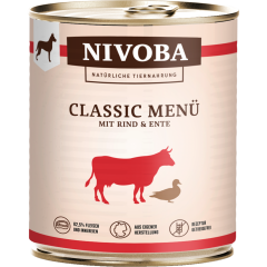 NIVOBA Classic Menü mit Rind & Ente 800 g 