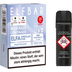 ELFBAR Elfa Pods Blue Razz Lemonade – 20 mg/ml 2 x 2 ml 