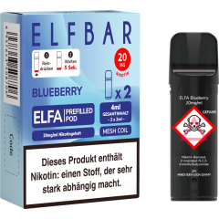 ELFBAR Elfa Pods Blueberry – 20 mg/ml 2 x 2 ml 