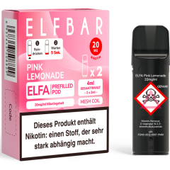 ELFBAR Elfa Pods Pink Lemonade – 20 mg/ml 2 x 2 ml 