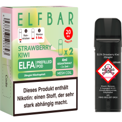 ELFBAR Elfa Pods Strawberry Kiwi – 20 mg/ml 2 x 2 ml 