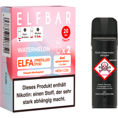 ELFBAR Elfa Pods Watermelon – 20 mg/ml 2 x 2 ml 