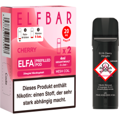 ELFBAR Elfa Pods Cherry Candy – 20 mg/ml 2 x 2 ml 