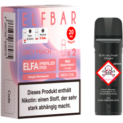 ELFBAR Elfa Pods Juicy Peach – 20 mg/ml 2 x 2 ml 