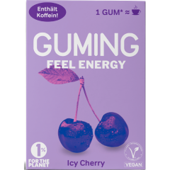 GUMING Energy Kaugummi Icy Cherry 24 g 