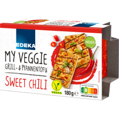 EDEKA My Veggie Grill- und Pfannentofu mariniert, Sweet Chili 180 g 