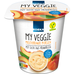 EDEKA My Veggie Sojagurt mediterraner Pfirsich 500 g 
