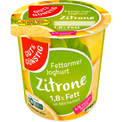 GUT&GÜNSTIG Fettarmer Fruchtjoghurt 1,8% Fett Zitrone 150 g 