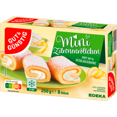 GUT&GÜNSTIG Mini-Zitronenröllchen 250 g 