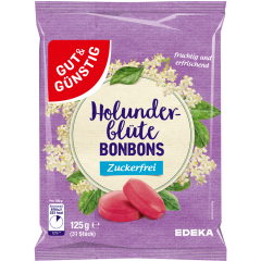 GUT&GÜNSTIG Holunderblüte-Bonbons zuckerfrei 125 g 