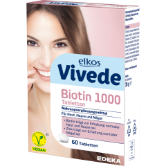 EDEKA elkos Vivede Biotin 1000 60 Stück 