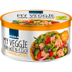 EDEKA My Veggie Thun-Wie´n-Fisch mit Brühe und Sonnenblumenöl 150 g 