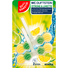 GUT&GÜNSTIG WC-Duftstein Zitrone & Limette 96 g 