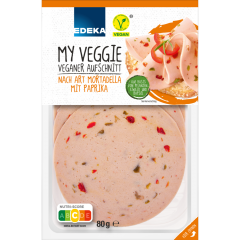 EDEKA My Veggie Veganer Aufschnitt nach Art Mortadella 80 g 