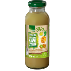EDEKA Bio Smoothie Ananas-Kiwi-Limette 250ml 