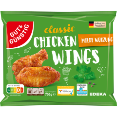 GUT&GÜNSTIG Chicken Wings Classic 750 g 