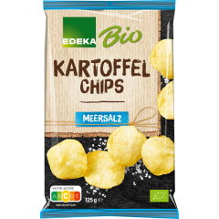 EDEKA Bio Kartoffelchips mit Meersalz 125 g 