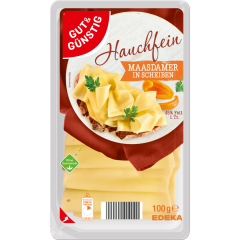 GUT&GÜNSTIG Hauchfeine Scheiben Maasdamer 100 g 