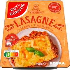 GUT&GÜNSTIG Lasagne Bolognese 400g 