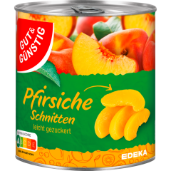 GUT&GÜNSTIG Pfirsiche in Schnitten 820 g 