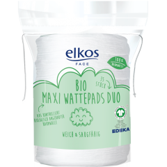 EDEKA elkos Bio Maxi Wattepads Duo 35 Stück 