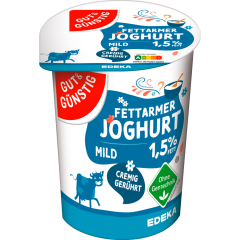 GUT&GÜNSTIG Fettarmer Joghurt mild 500 g 