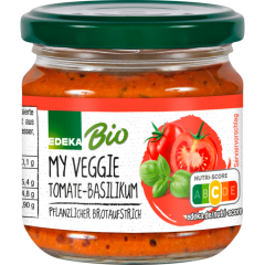 EDEKA Bio My Veggie Streichcreme Tomate-Basilikum 180 g 